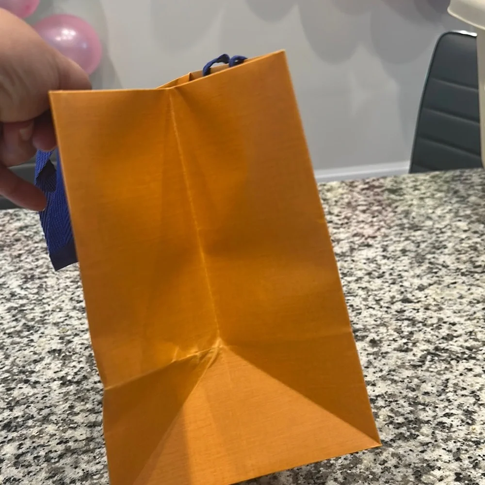 Louis Vuitton Orange Box with Cream Dust Bag